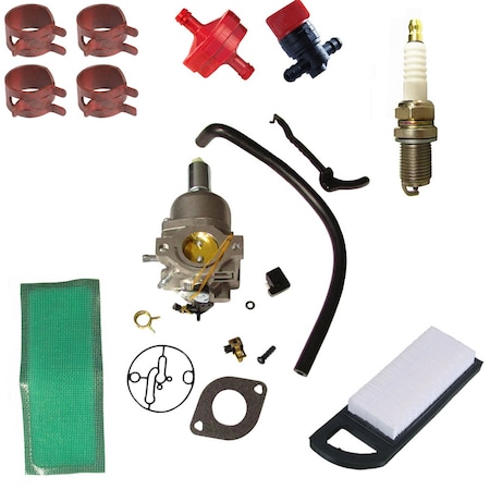 Aic Replacement Parts Carburetor Air filter Kit Fits Briggs and Stratton 796109 591731 594593 14.5hp 2 791850-CarbFilterKit